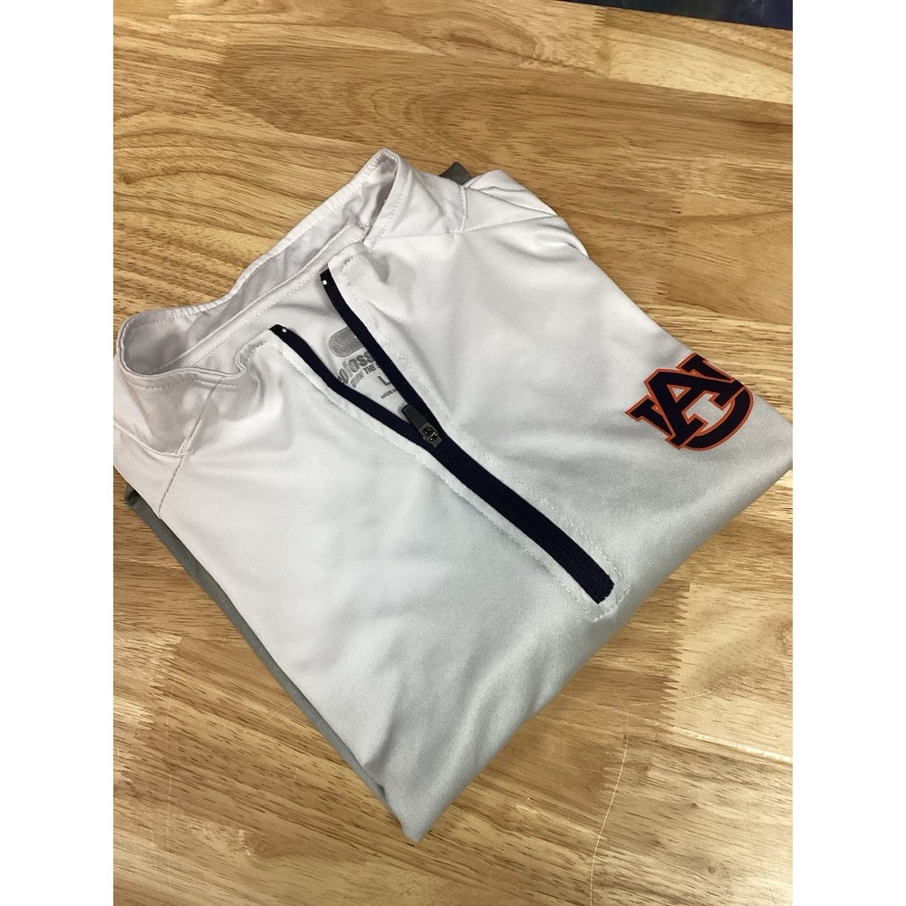 Mens Colosseum Long Sleeve‎ 1/4 Zip Auburn Tigers - War Eagle - Large